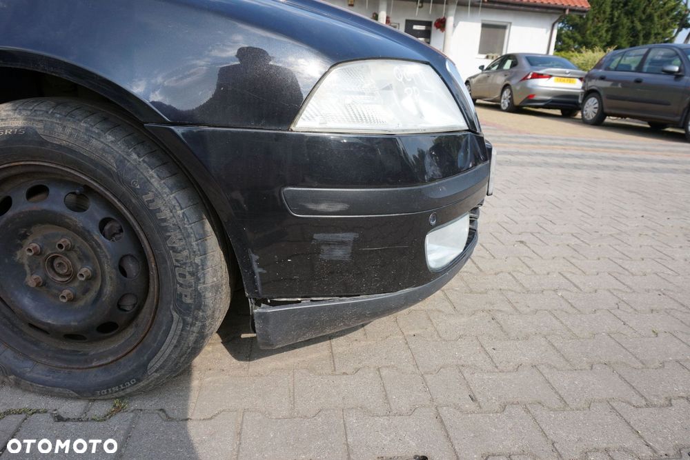 MASKA ZDERZAK BŁOTNIKI LAMPY OCTAVIA II 1Z3 9910  SKODA 2004-2008 CZARNY PRZÓD KOMPLETNY - 28
