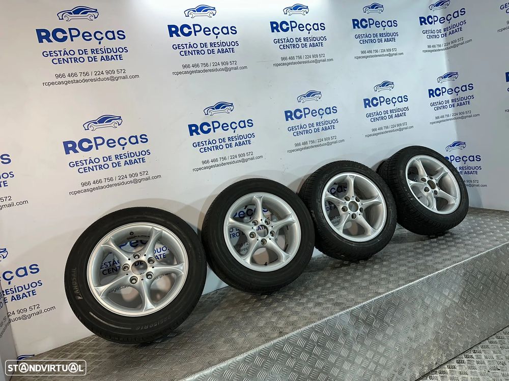 .Conjunto Jantes 16 Originais BMW Style 102 5x120 ET47 7J 6758187 2003 - 2008 - 6