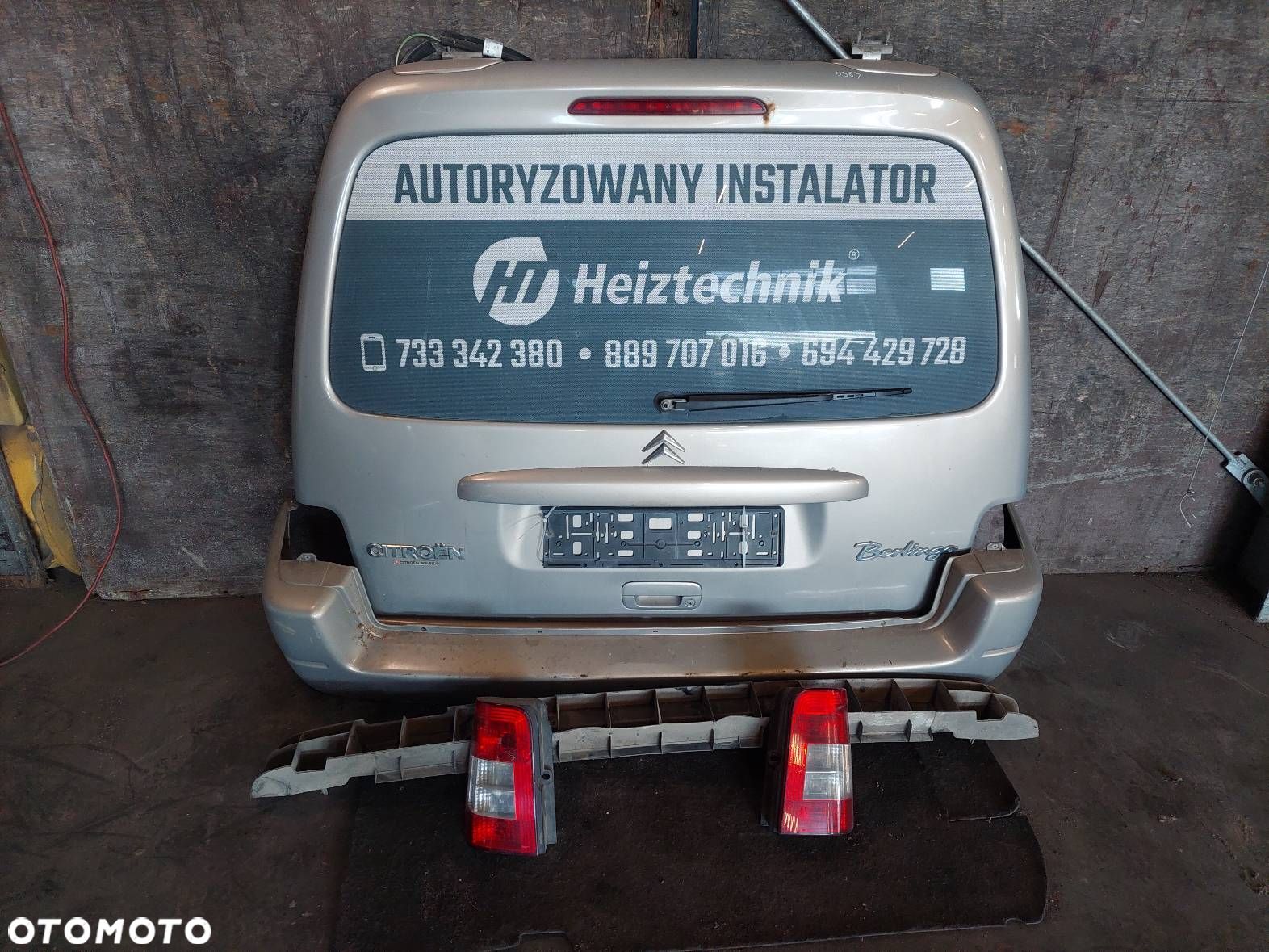 KOMPLETNY TYŁ KLAPA BAGAŻNIKA ZDERZAK TYŁ LAMPY BERLINGO I FL KDDC - 1