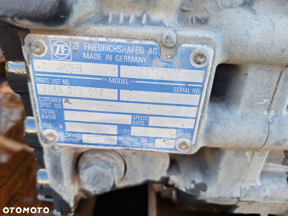 ZF Intarder Retarder MAN SKRZYNIA 12AS2131 TD  6085020028 - 2