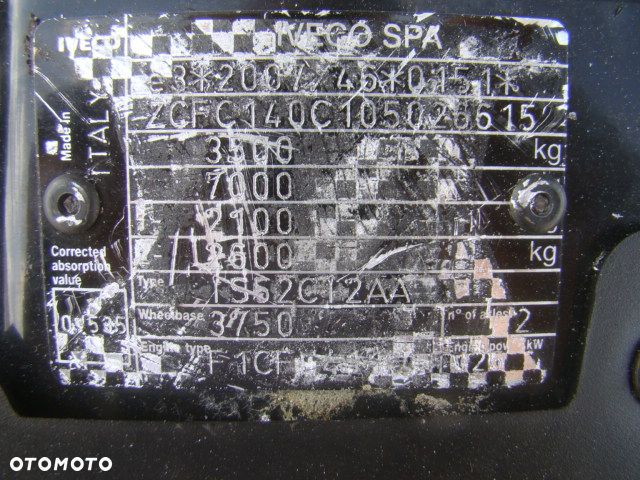 Iveco DAILY 40 C 17 3.0TDI CLIXSTAR PRAWOJAZDY E DO B 3400KGŁADOWNOŚCI - 26