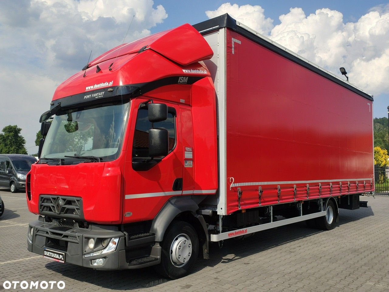 Renault D12.240 E6 Firana Tył Drzwi  Dach Zsuwany Długa 830cm - 3