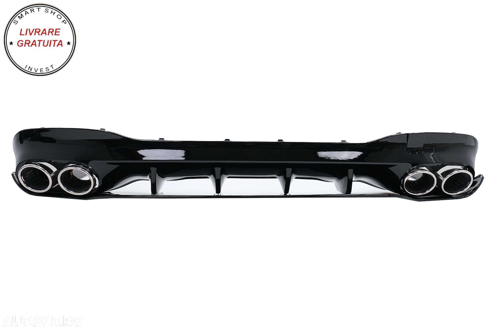 Difuzor Bara Spate cu Ornamente Evacuare Mercedes CLA X118 Shooting Brake C118 Cou- livrare gratuita - 1