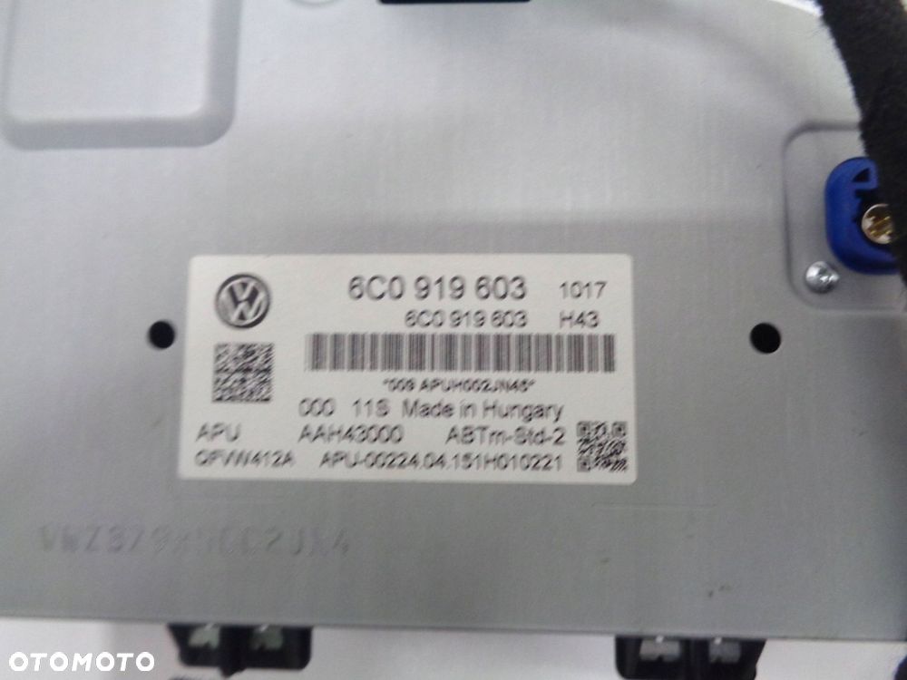 vw polo 6c 14r- radio wyświetlacz ekran - 3