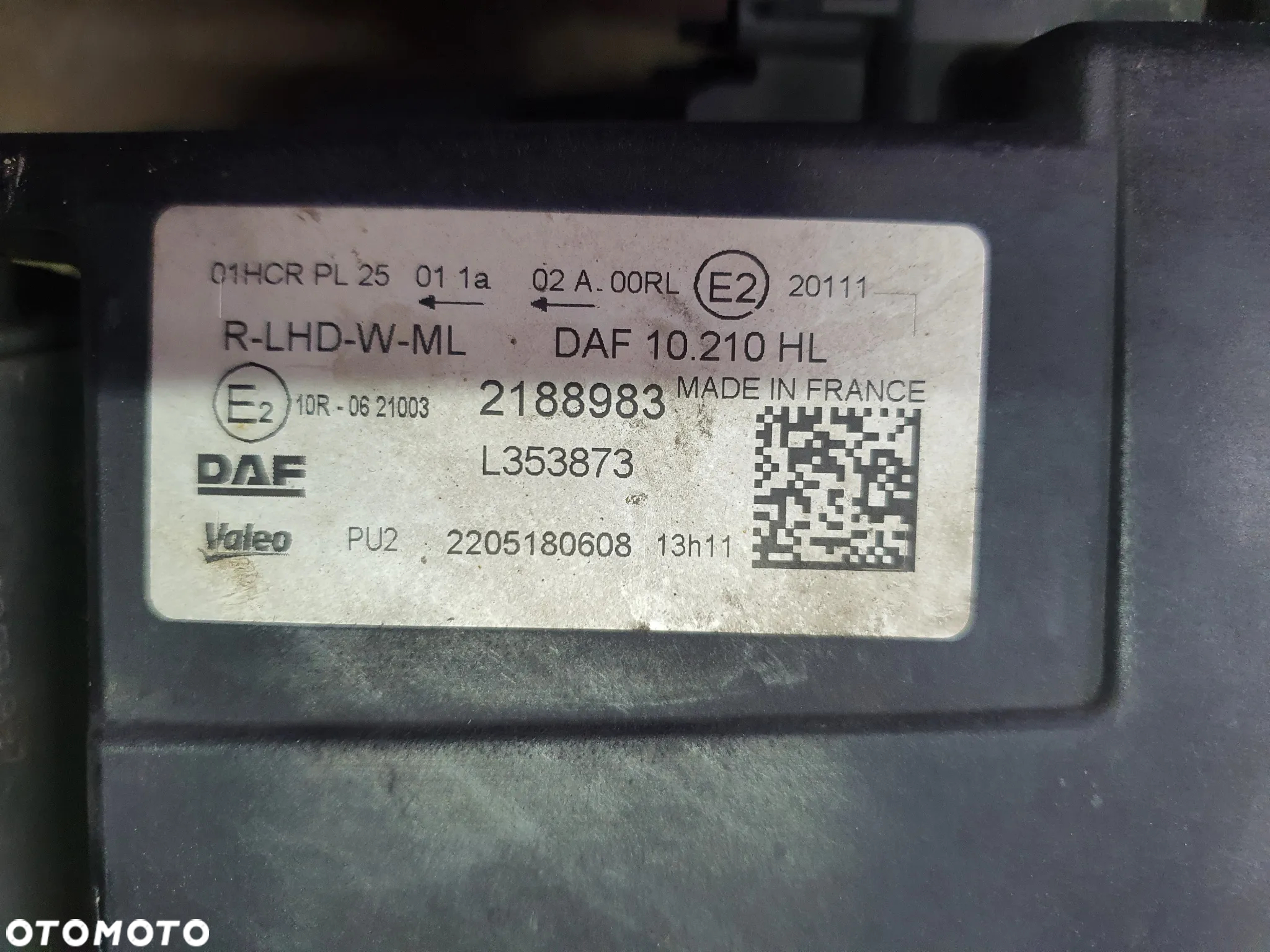 Lampa LED prawa DAF XG 2188983 - 4