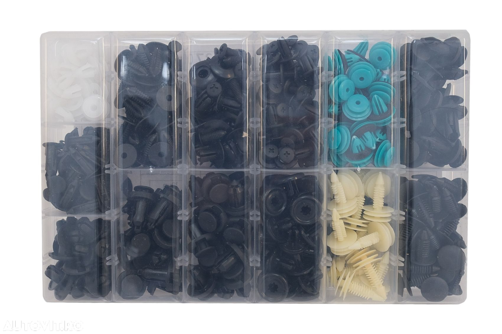 Set 370 Piese Cleme de Fixare Protectie Clipsuri Auto - 2