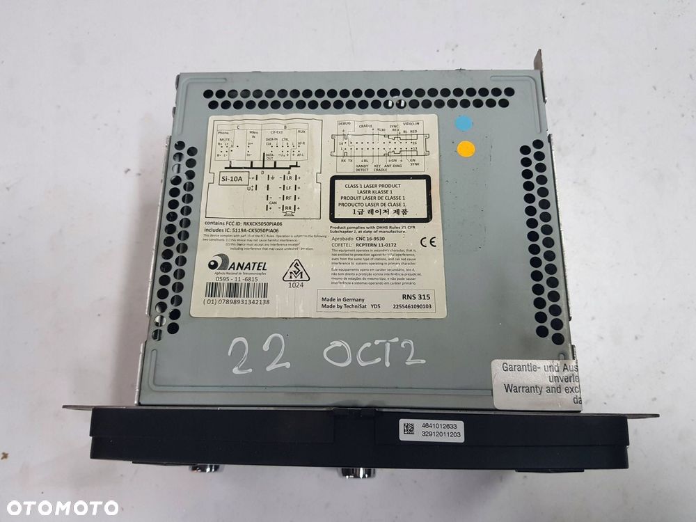 SKODA OCTAVIA 2 II LIFT 08-12r RADIO CD NAWIGACJA 3T0035192F - 2
