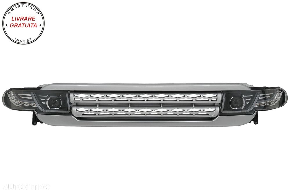 Faruri LED cu Semnal Dinamic si Grila Centrala compatibile cu Toyota FJ Cruiser XJ- livrare gratuita - 1