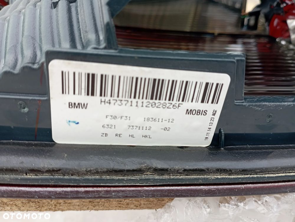 KOMPLET LAMP TYLNYCH BMW F30/F31 dymione stan bdb - 10