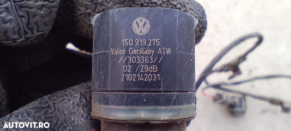 INSTALATIE + SENZORI PARCARE BARA SPATE VW PASSAT B7 CC / COD OEM 1J0973814 / 1S0919275 / 3AF971104L  2010-2015 - 6
