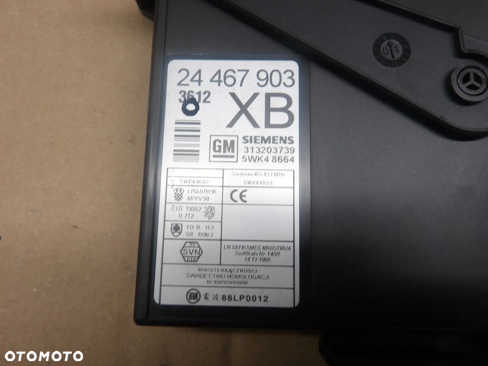 OPEL CORSA C 00-03 1.2B MODUŁ KOMFORTU 24467903 - 4