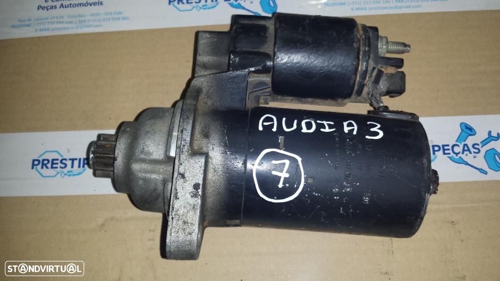 Motor De Arranque 02A911023L 0001121008 AUDI A3 1999 1.6I VW NEW BEETLE 1999 2.0 I 115CV 3P PRETO - 1