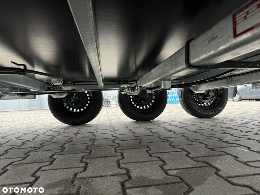 Lorries TPM35-4017 402x175 cm DMC 3500kg przyczepa 3 osiowa pod koparkę budowlanka - 16
