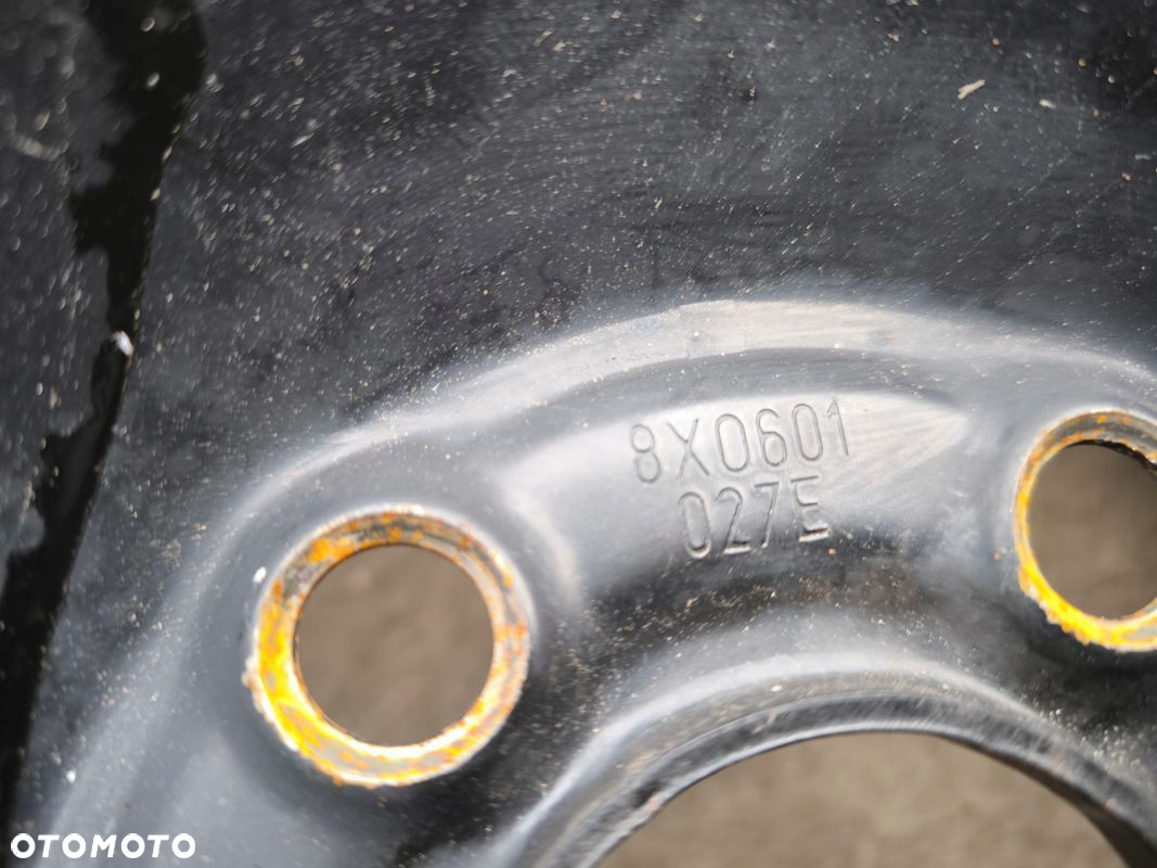 FELGA STALOWA AUDI A1 8X VW SEAT 6,5J R15 ET34 5X100 8X0601027E K*17* OK - 8