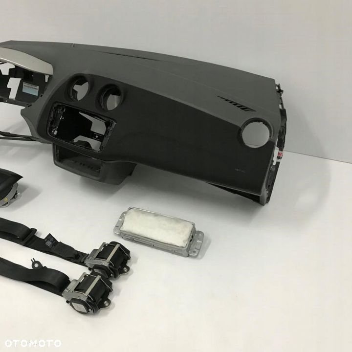 SEAT IBIZA 6J DESKA ROZDZIELCZA KONSOLA KOKPIT PULPIT PODUSZKI AIRBAG AIR BAG PASY KIT SET - 3