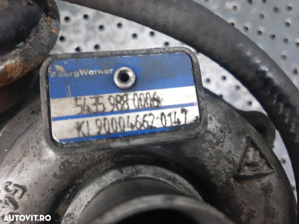 turbina 1.3 cdti  z13dt opel agila astra h combo corsa meriva tigra 54359880006 - 4