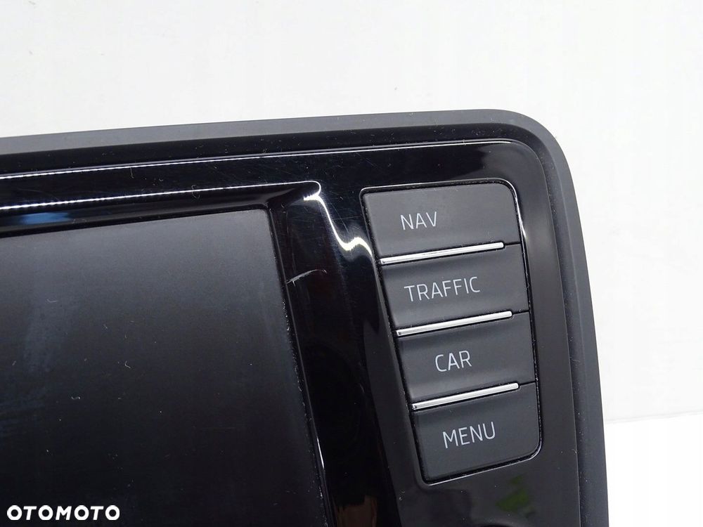 EKRAN WYŚWIETLACZ MONITOR MMI RADIA SKODA OCTAVIA III 5E 5E0919605J - 4