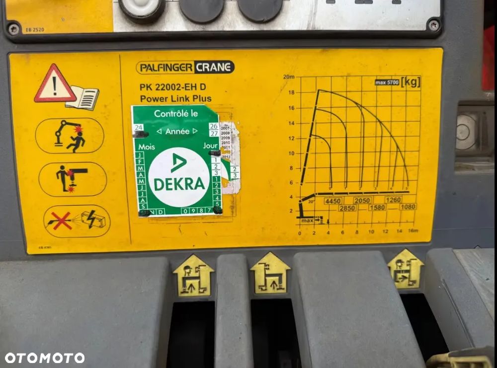 Renault PREMIUM  380 | 6X4 | PALFINGER PK22002 - 7