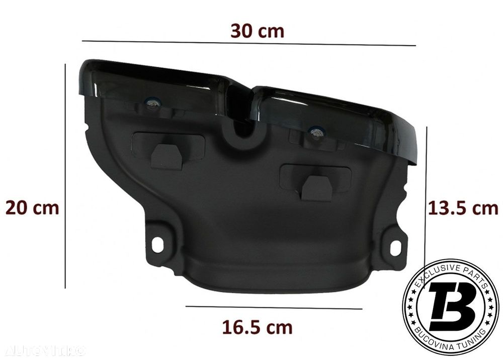 Difuzor Bara Spate cu Ornamente compatibil cu Mercedes E Class W213 A Design - 10