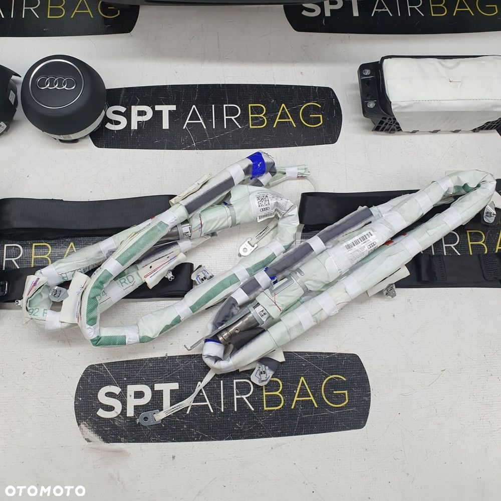 AUDI A4 B9 A4 8W DESKA ROZDZIELCZA KONSOLA KOKPIT PULPIT PODUSZKI AIRBAG AIR BAG PASY KIT SET - 10