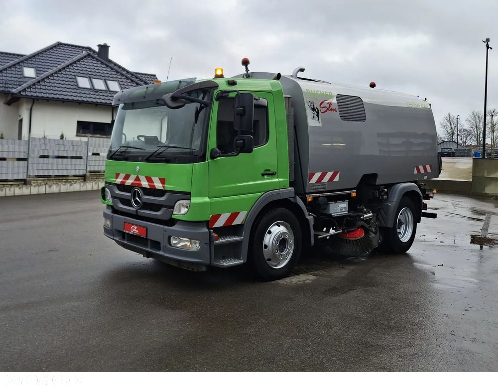 Mercedes-Benz Atego 1524 Zamiatarka BUCHER CityFant 6000 2 Silniki Szczotki L/R Obie Strony Karcher Wysokiego Ciśnienia Sprzątanie Zamiatanie - 2