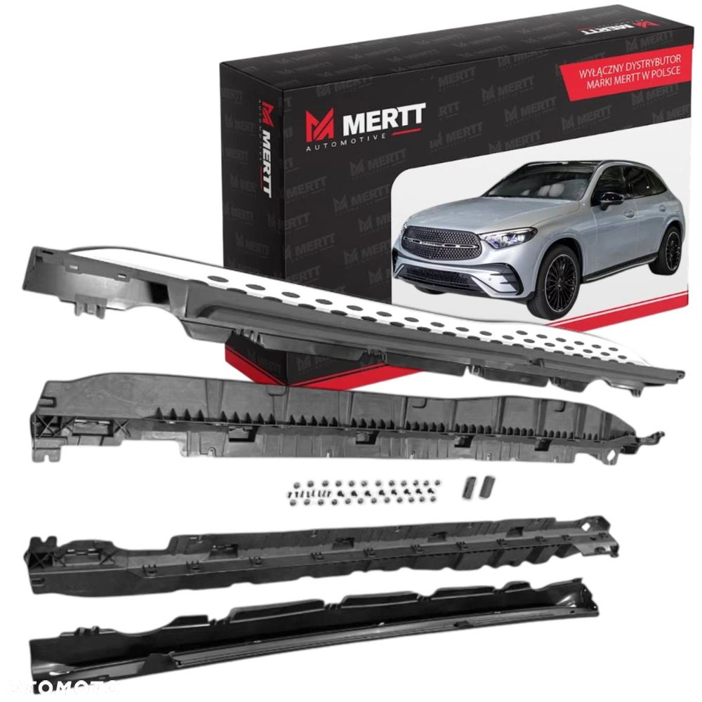 PROGI STOPNIE BOCZNE DOKŁADKI LISTWY PROGU MERCEDES GLC X254 C254 W254 AMG - 1