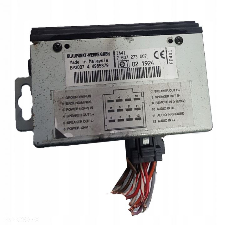 WZMACNIACZ RADIA 7607273007 BLAUPUNKT TA 41 - 2
