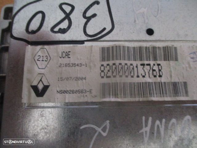Display Relogio 8200001376B RENAULT LAGUNA 2 2004 GPS - 2