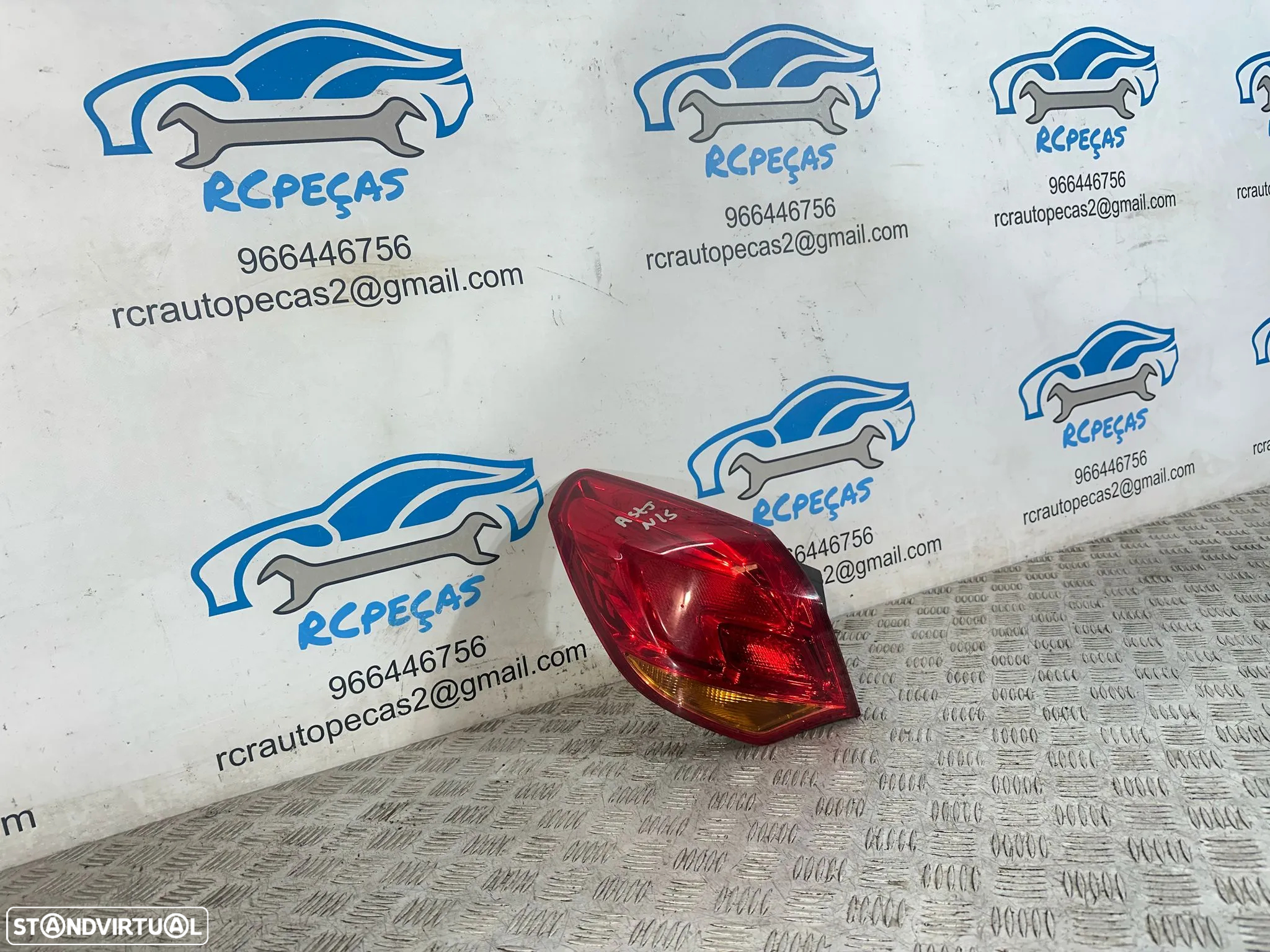 .Conjunto Farolins Led Tras Traseiro Direito Esquerdo Original GM Opel Astra J 13306460 13306459 2009 - 2015 - 7