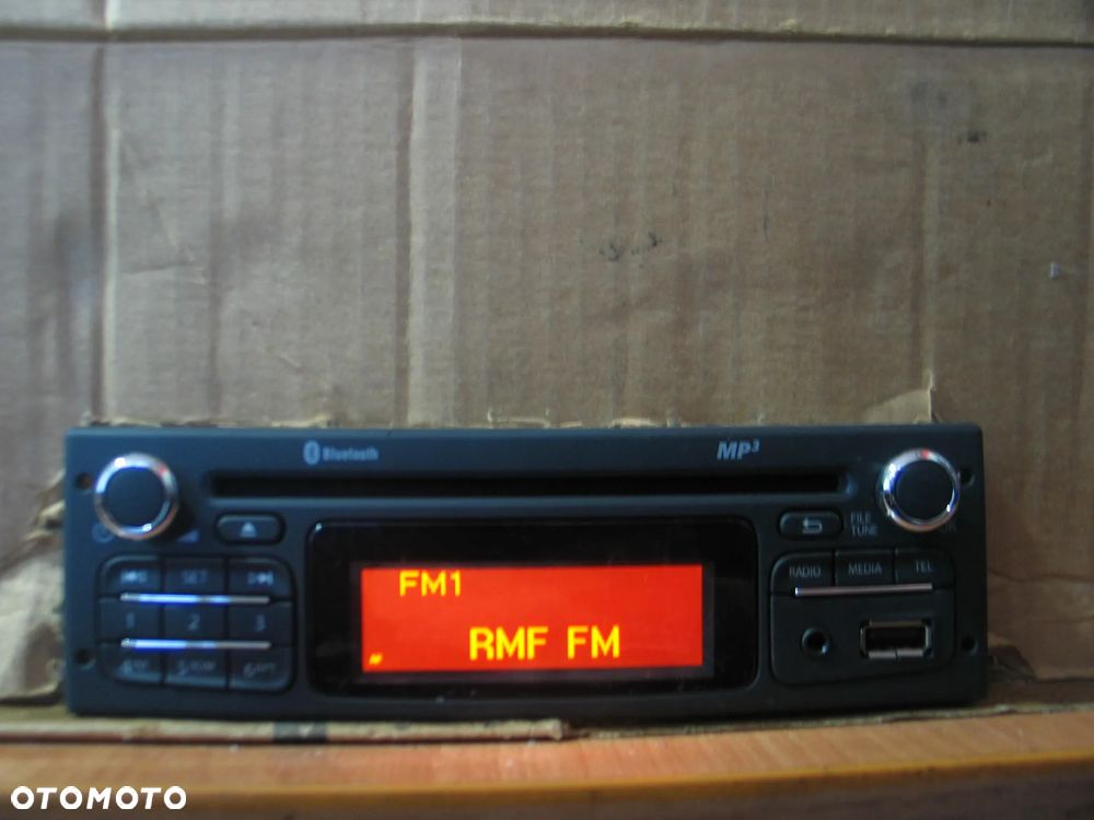 radio radioodtwarzacz Mp3 Bluetooth Usb Dacia Renault + kod - 1