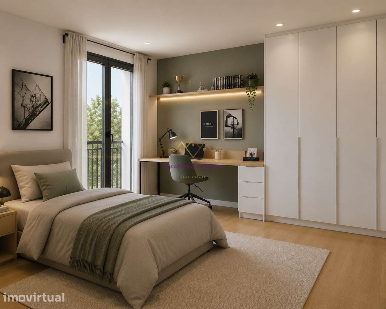 Apartamento T2 novo c/box Sto Antonio dos Cavaleiros Loures - Grande imagem: 5/14