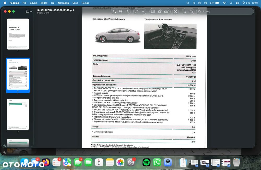 Skoda Octavia 2.0 TDI 4x4 RS DSG - 20