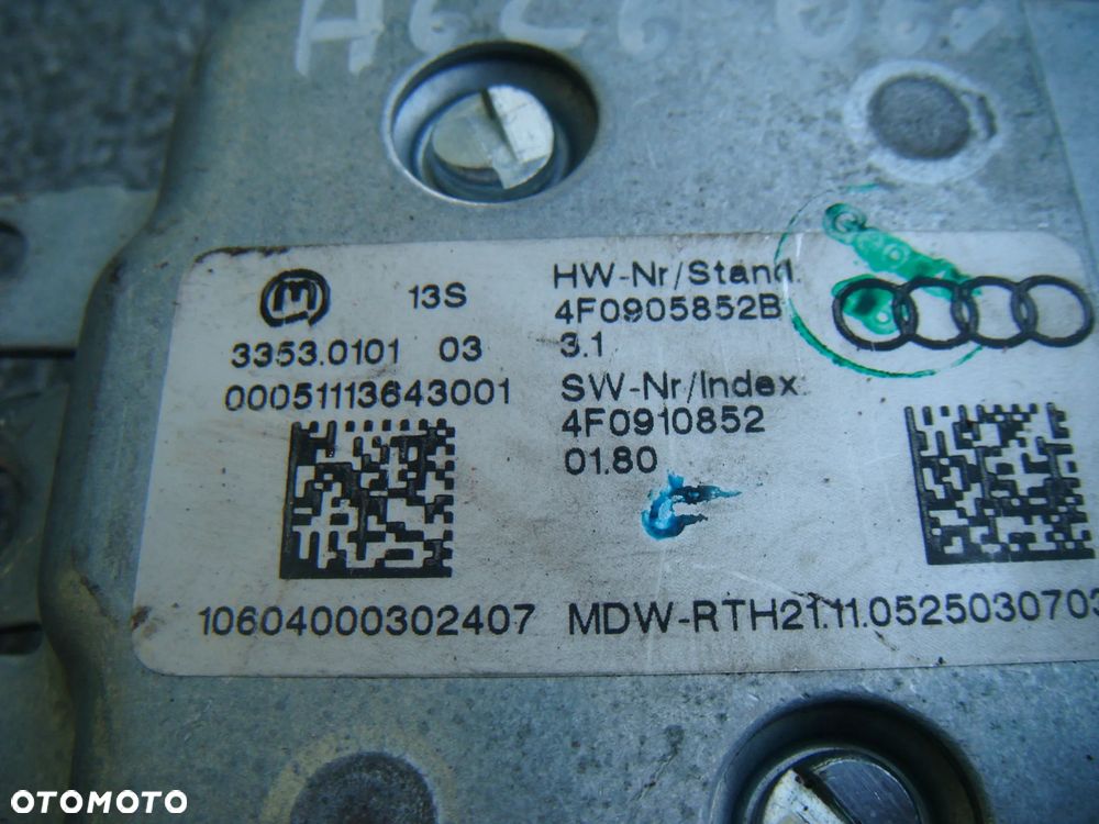 audi a6 c6 blokada kierownicy 4f0905852b - 2