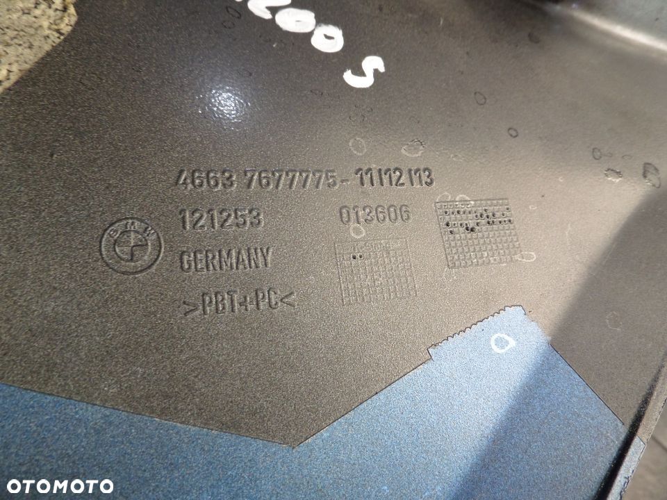 BMW K 1200 S K1200S K 1300 OWIEWKA BOK BAK ZBIORNIK PRAWA LEWA 4663 7677775 7677776 - 8