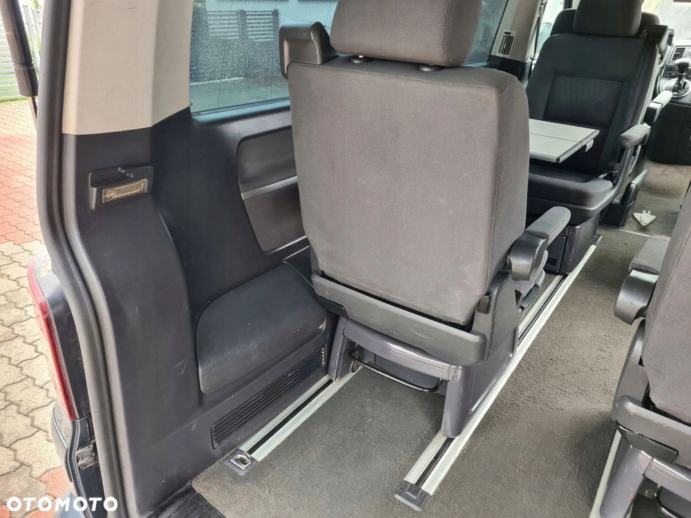 VW T5 MULTIVAN stolik szyny tapicerka wykładzina podsufitka ANTRACYT - 8