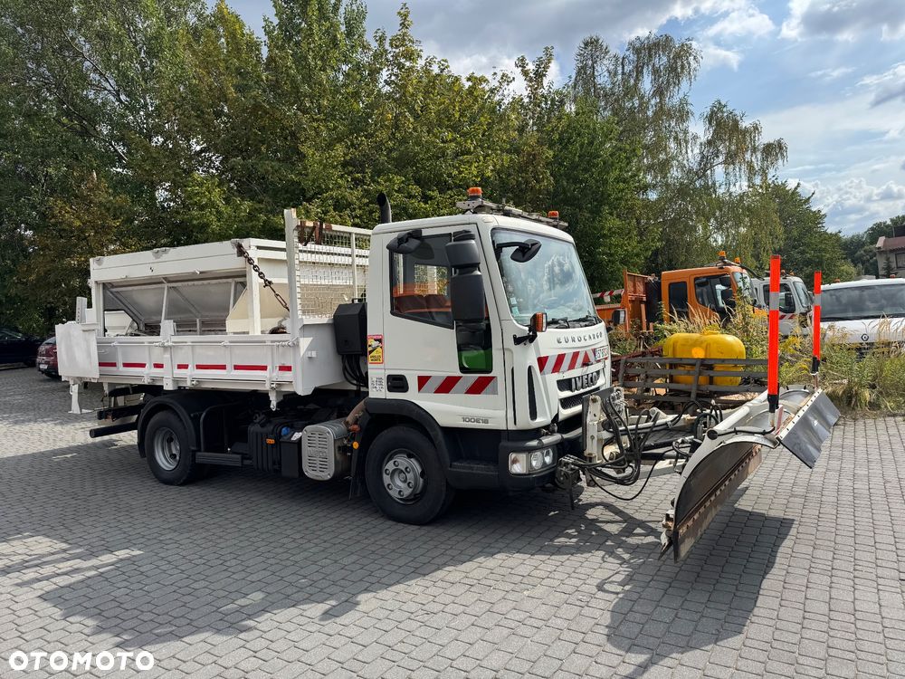 Iveco Eurocargo Wywrotka solarka piaskarka zimowe utrzymanie odśnieżanie akcja zima  3 str pług Specjalny Solarka Piaskarka Czołownica - 16