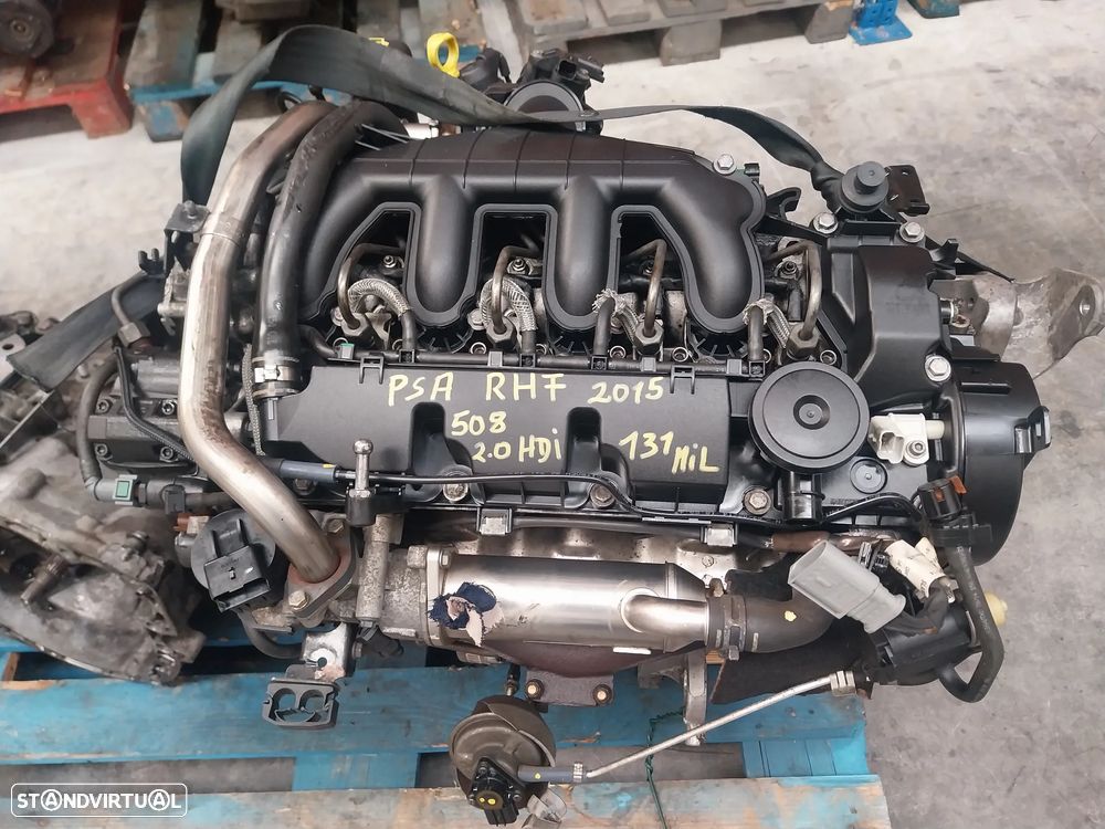 Motor Peugeot 508 2.0Hdi ano 2015 Ref:RHF - 1