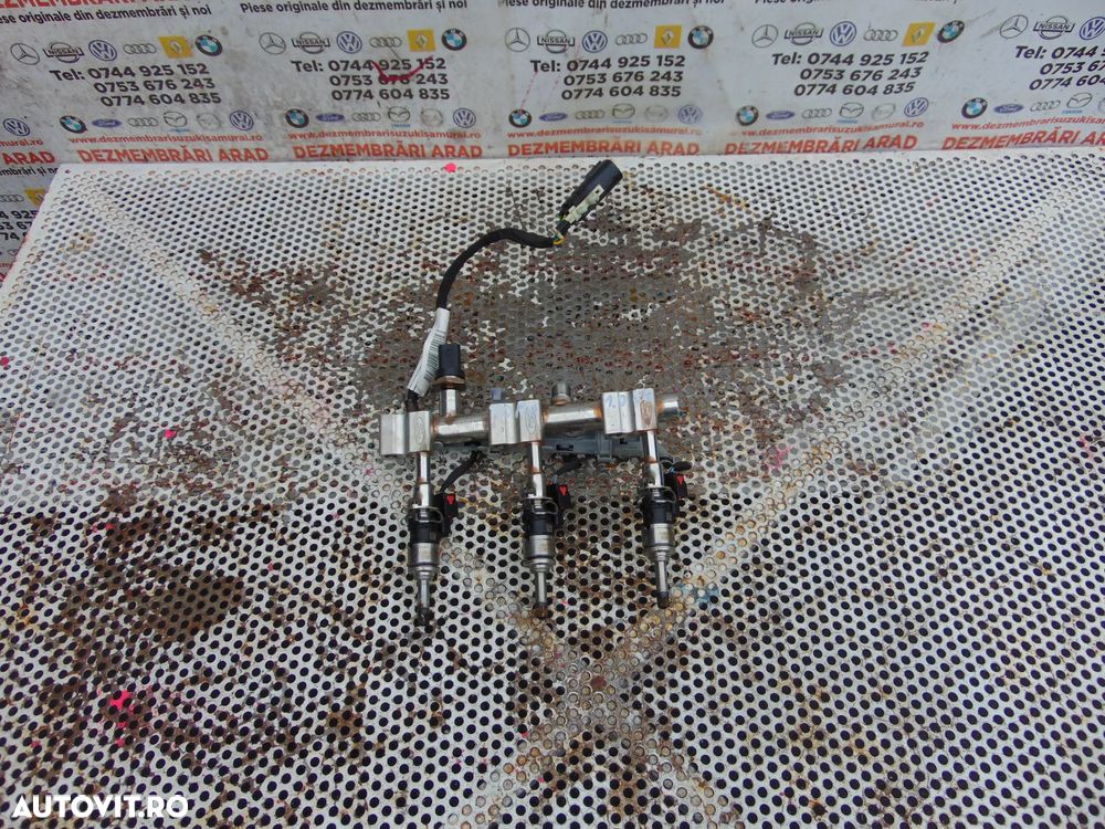 Rampa cu injectoare Ford 1.0 Fiesta Puma Focus 4 cod h6bg9f797ad injector 1.0 benzină - 1