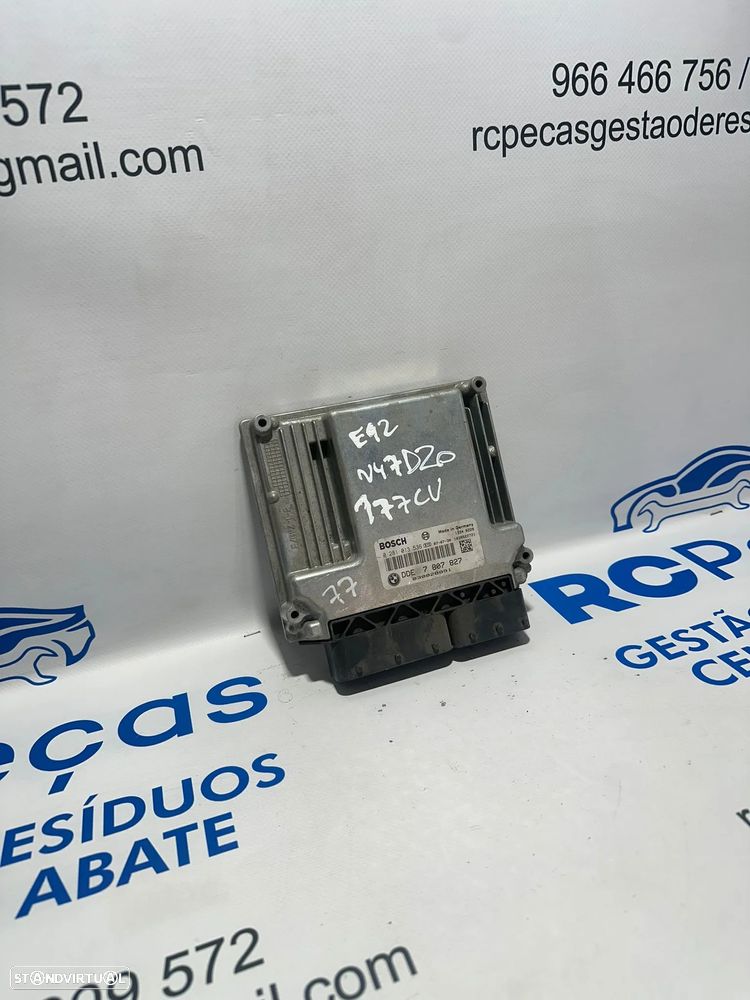 .Centralina Motor Original Bosch BMW 2.0 Diesel N47D20A N47D20C 177cv 20D 7807827 0281013536 2005 - 2013 - 6