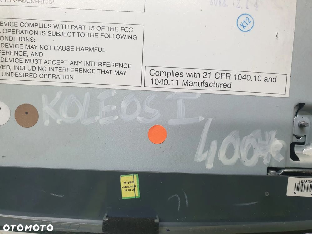 RADIO RENAULT R2 RENAULT KOLEOS I 281159507R - 6