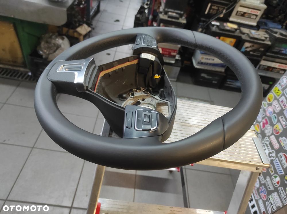 KIEROWNICA 3 RAMIENNA SKÓRA SKÓRZANA MULTIFUNKCJA R LINE VW TIGUAN PASSAT B6 B7 CC SIROCCO CADDY GOLF 5 6 TOURAN EOS POLO 5 6 WYSYŁKA !!! - 6