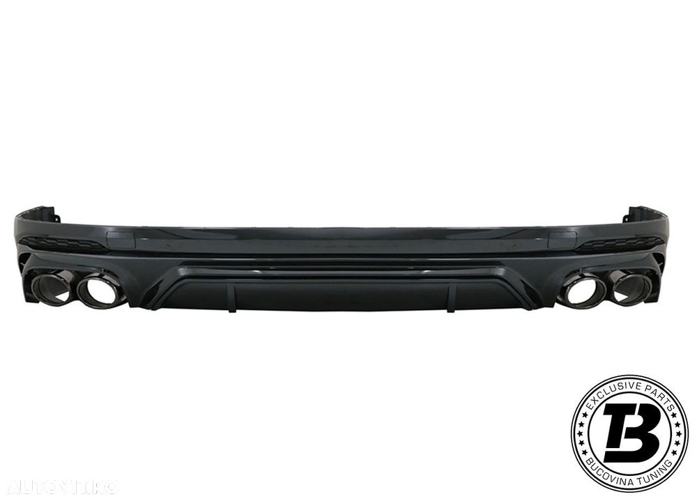 Difuzor Bara Spate cu Ornamente compatibil cu Audi Q5 FY SQ5 Design - 2