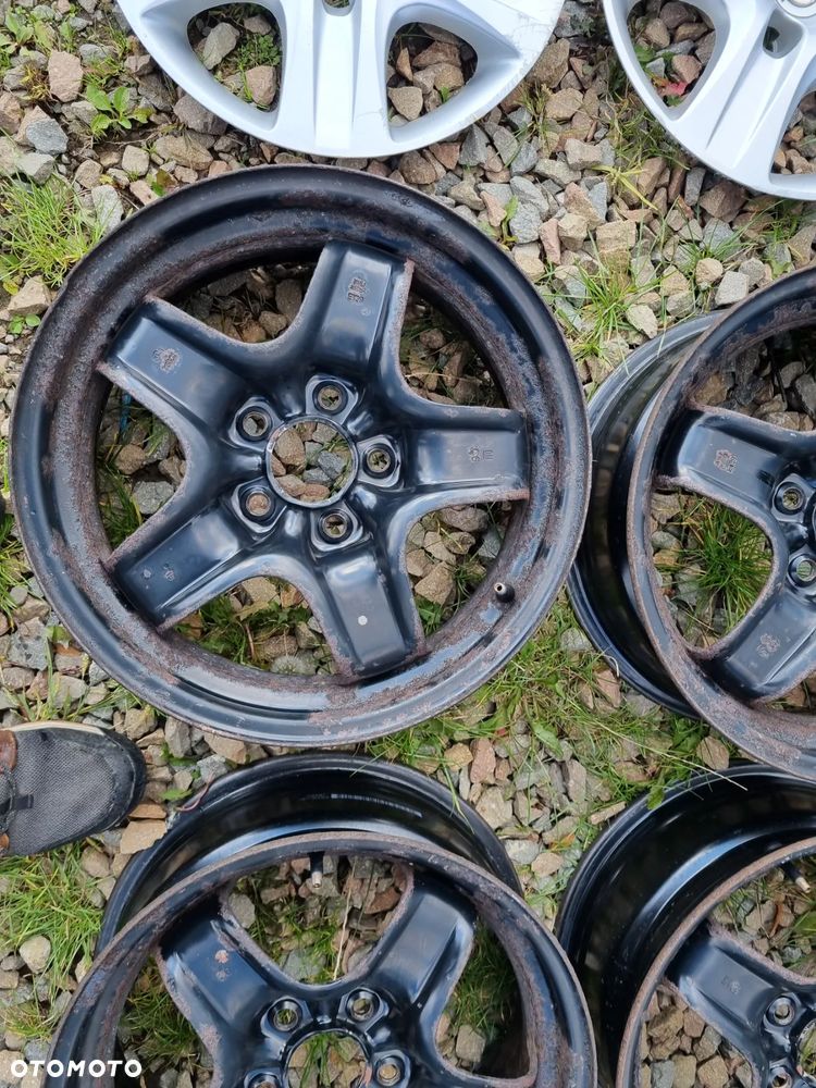 OPEL ASTRA H,VECTRA C,ZAFIRA B FELGI Z KOLPAKAMI 6,5X16 ET38 5X110 DB STAN - 4