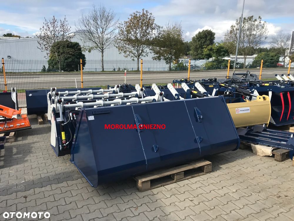 Łyżka objętościowa wysokiego wysypu FK MACHINERY 240 cm MHTBM240 szufla wysokiego rozładunku 1,76 m3 - 11