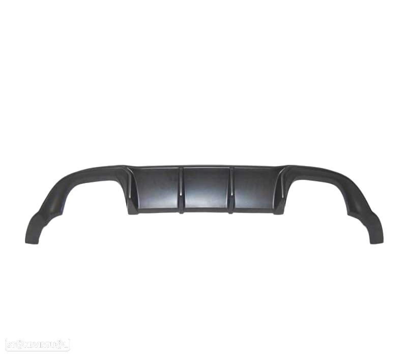 DIFUSOR TRASEIRO VW GOLF 7.5 17-20 LOOK R GTI PRETO - 2