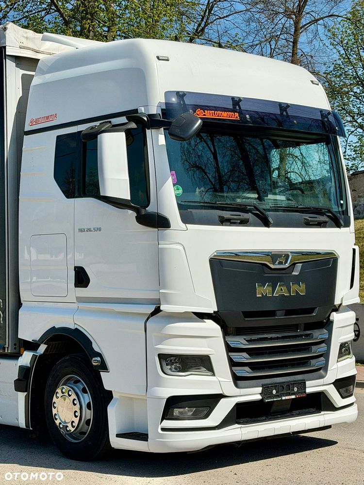 MAN TGX 26.470 / FIRANKA / 19 EUROPALET / XXL / NISKI PRZEBIEG / NOWY MODEL / 6X2 - 7