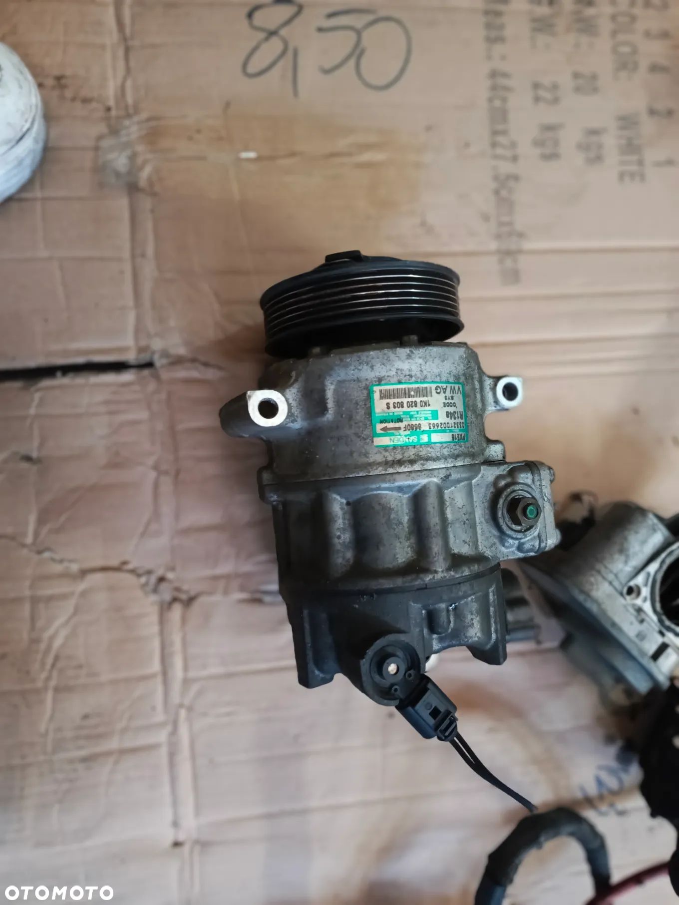 KOMPRESOR SPRĘŻARKA KLIMATYZACJI VW PASSAT B6 2.0TDI 1K0820803S - 1