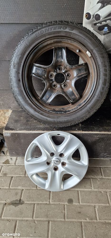 Felgi stalowe+OPONY Zimowe 205/55 R16  5x110 ET39  16" OPEL ASTRA H  ZAFIRA B Meriva B - 5