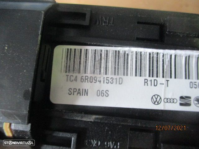 Interruptor 6R0941531D VW POLO 5 2010 REGULADOR FAROIS - 2
