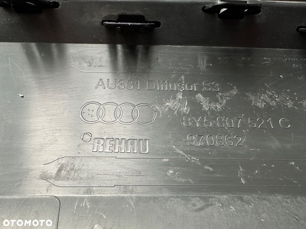 Audi S3 8Y Sedan dyfuzor tylnego zderzaka - 3